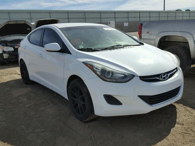 5NPDH4AE0BH043495 - 2011 HYUNDAI ELANTRA GL WHITE photo 1