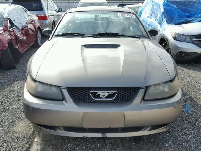 1FAFP40432F109123 - 2002 FORD MUSTANG GRAY photo 9