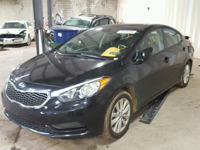 KNAFX4A65G5575172 - 2016 KIA FORTE LX BLACK photo 2