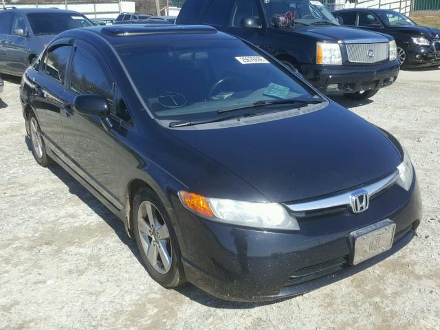 1HGFA16918L092220 - 2008 HONDA CIVIC EXL BLACK photo 1