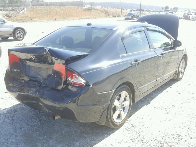 1HGFA16918L092220 - 2008 HONDA CIVIC EXL BLACK photo 4