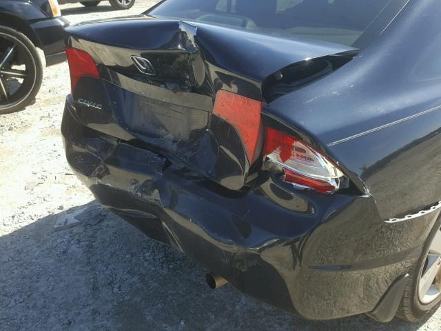 1HGFA16918L092220 - 2008 HONDA CIVIC EXL BLACK photo 9