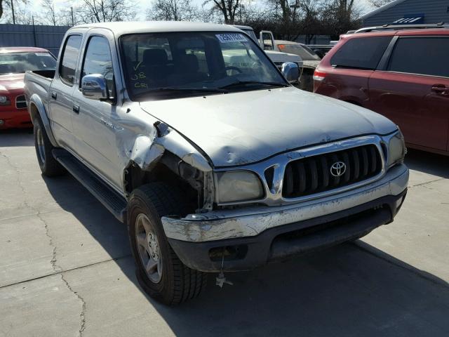 5TEGN92N92Z139950 - 2002 TOYOTA TACOMA DOU SILVER photo 1