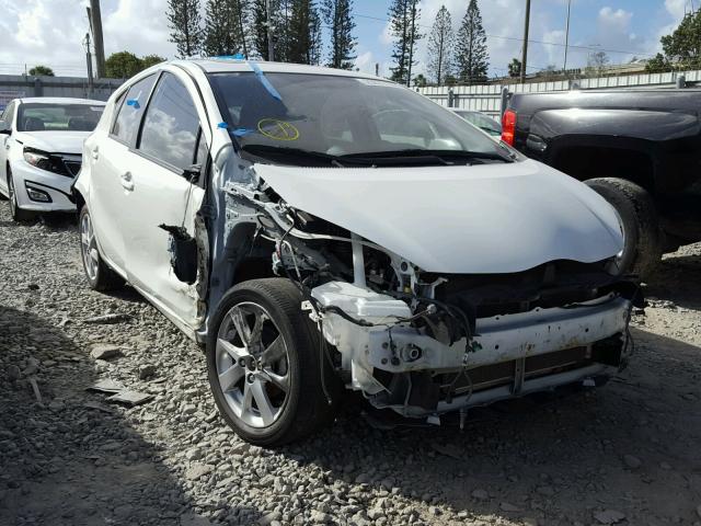 JTDKDTB32E1075323 - 2014 TOYOTA PRIUS C WHITE photo 1