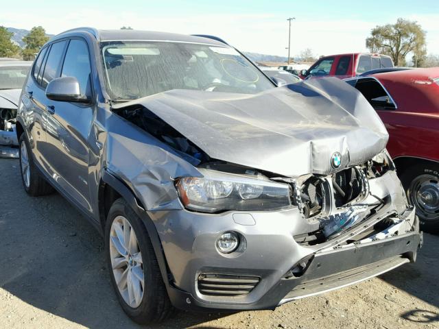 5UXWZ7C35H0V90639 - 2017 BMW X3 SDRIVE2 Сұр фото 1