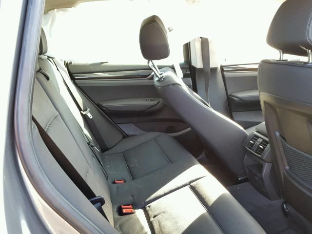 5UXWZ7C35H0V90639 - 2017 BMW X3 SDRIVE2 Сұр фото 6