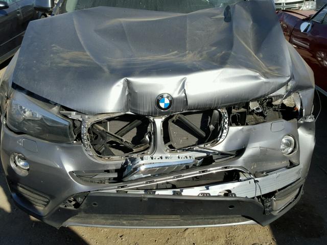 5UXWZ7C35H0V90639 - 2017 BMW X3 SDRIVE2 Сұр фото 7