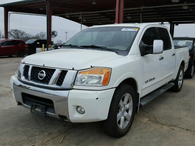 1N6BA07D49N315783 - 2009 NISSAN TITAN XE WHITE photo 2