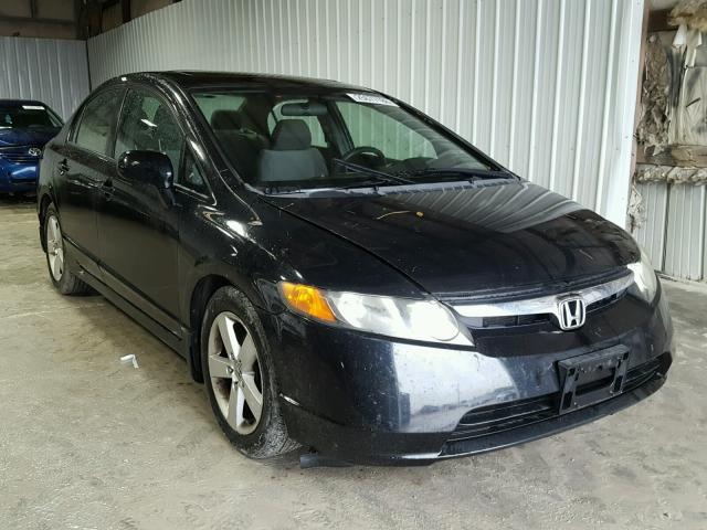1HGFA168X7L073106 - 2007 HONDA CIVIC EX შავი ფოტო 1