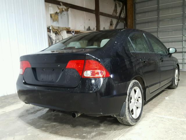 1HGFA168X7L073106 - 2007 HONDA CIVIC EX შავი ფოტო 4