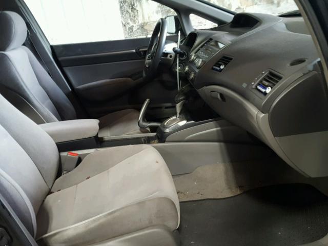 1HGFA168X7L073106 - 2007 HONDA CIVIC EX შავი ფოტო 5