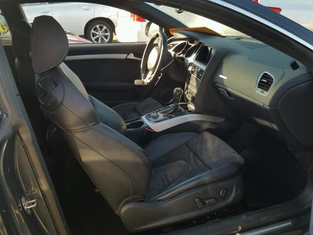 WAUDK78T59A024883 - 2009 AUDI A5 QUATTRO GRAY photo 5