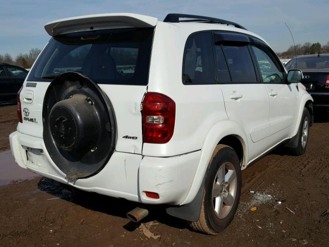 JTEHD20VX40033944 - 2004 TOYOTA RAV4 WHITE photo 4