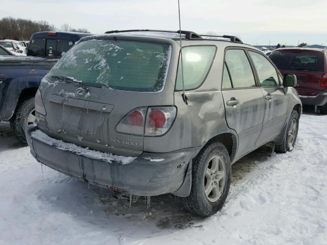 JTJGF10U910105379 - 2001 LEXUS RX 300 GRAY photo 4