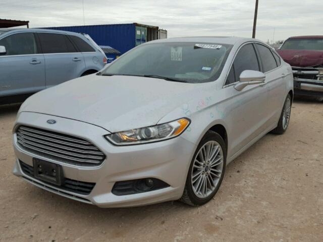 3FA6P0H95DR348249 - 2013 FORD FUSION SE SILVER photo 2