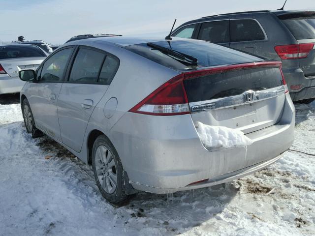 JHMZE2H75CS005577 - 2012 HONDA INSIGHT EX SILVER photo 3