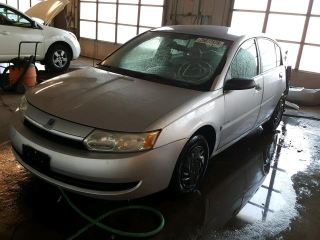 1G8AG52F43Z180785 - 2003 SATURN ION LEVEL SILVER photo 2