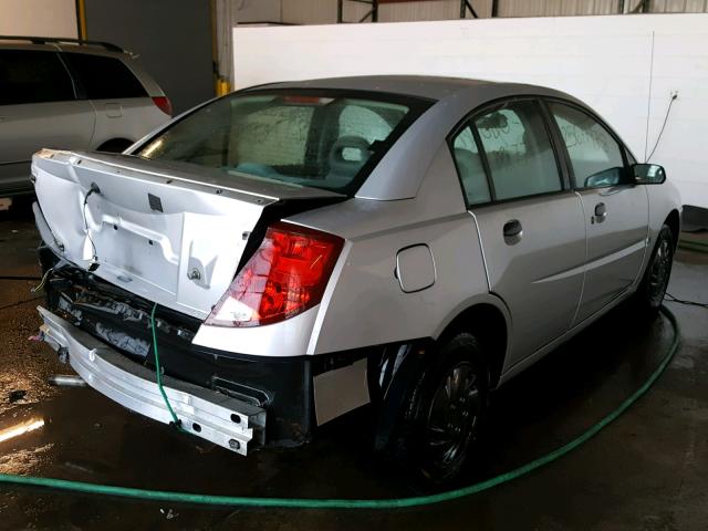1G8AG52F43Z180785 - 2003 SATURN ION LEVEL SILVER photo 4