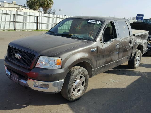 1FTPW12565KE69407 - 2005 FORD F150 SUPER GRAY photo 2