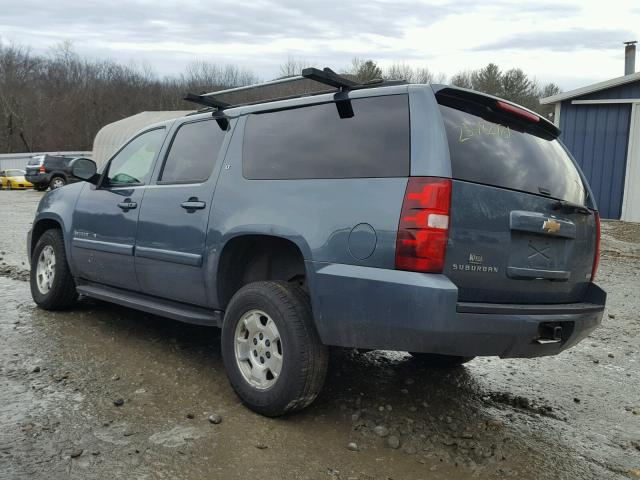 1GNFK16388R111826 - 2008 CHEVROLET SUBURBAN K BLUE photo 3