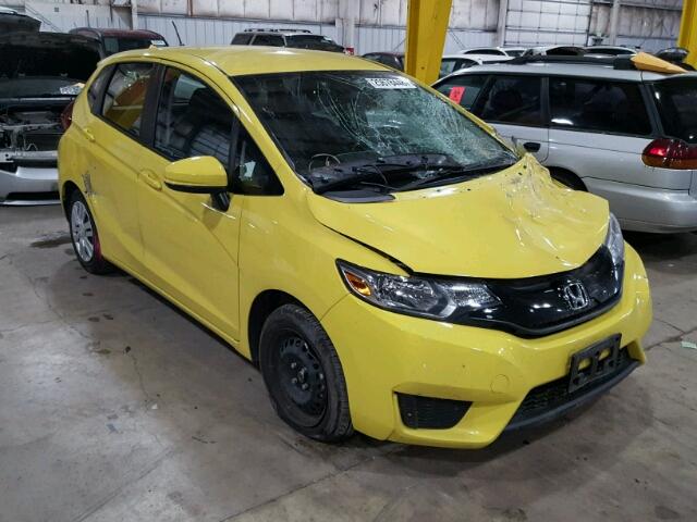 JHMGK5H50GS009235 - 2016 HONDA FIT LX أصفر صورة 1