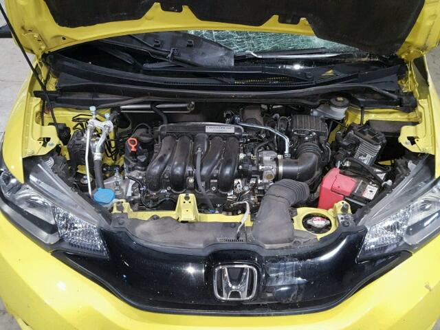 JHMGK5H50GS009235 - 2016 HONDA FIT LX أصفر صورة 7
