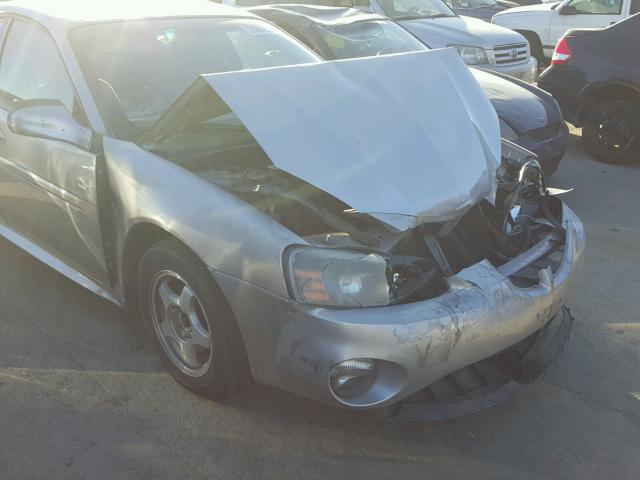 2G2WP552161281708 - 2006 PONTIAC GRAND PRIX SILVER photo 9