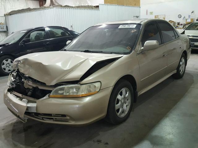 1HGCG56602A014027 - 2002 HONDA ACCORD EX TAN photo 2