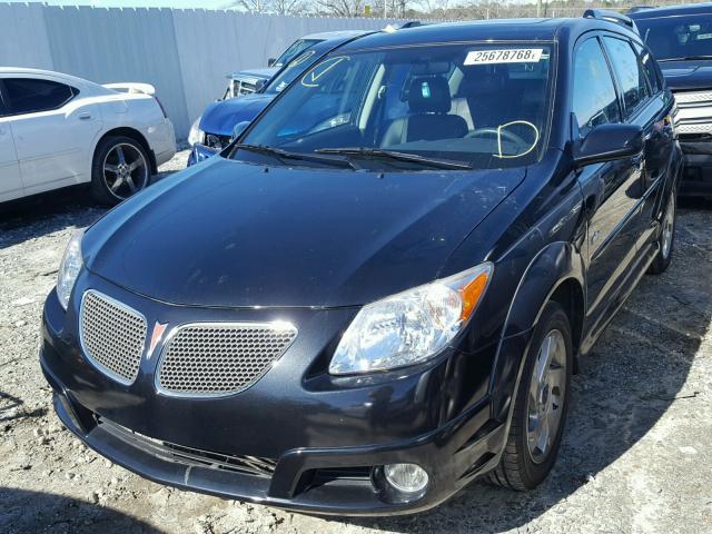 5Y2SL65878Z412411 - 2008 PONTIAC VIBE BLACK photo 2