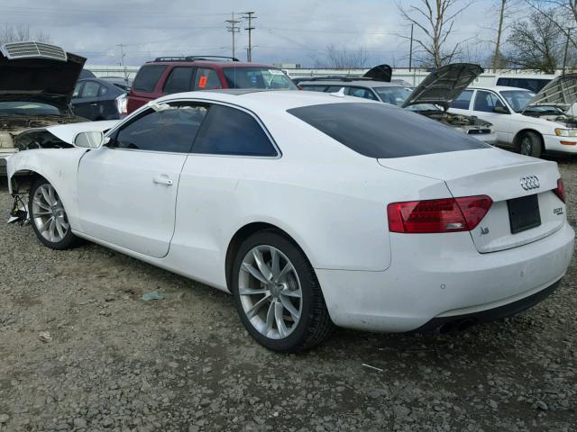 WAULFAFR5DA000502 - 2013 AUDI A5 PREMIUM WHITE photo 3