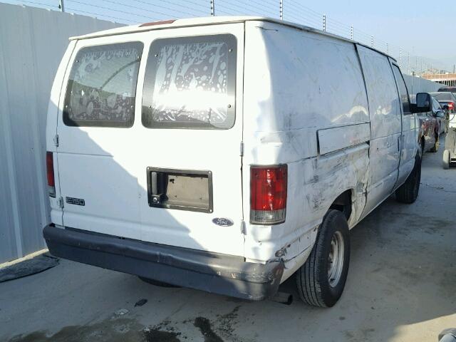 1FTRE14243HB49480 - 2003 FORD ECONOLINE WHITE photo 4