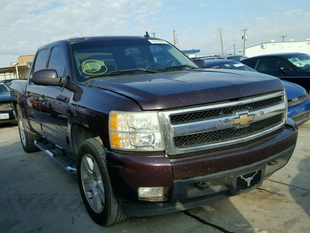 2GCEC13J981152303 - 2008 CHEVROLET SILVERADO BURGUNDY photo 1