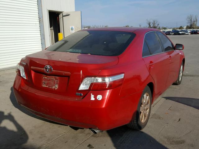 4T1BB46K77U008226 - 2007 TOYOTA CAMRY NEW RED photo 4