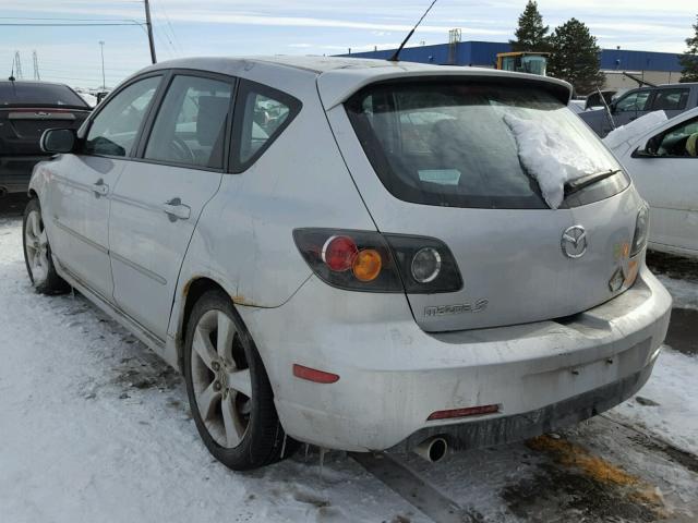 JM1BK343451288759 - 2005 MAZDA 3 HATCHBAC SILVER photo 3