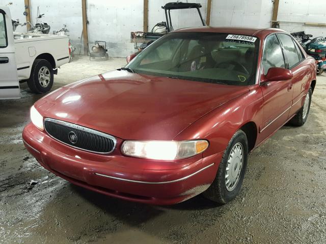 2G4WS52M9V1408778 - 1997 BUICK CENTURY CU RED photo 2