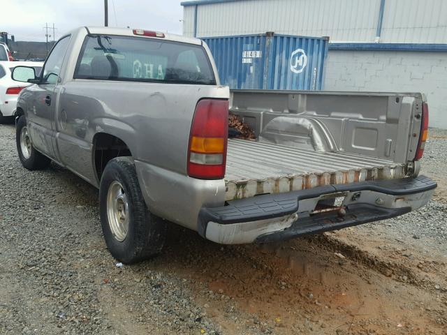 1GTEC14V3YE324051 - 2000 GMC NEW SIERRA SILVER photo 3