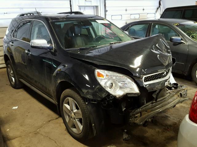 2GNFLHEK4F6228200 - 2015 CHEVROLET EQUINOX LT BLACK photo 1