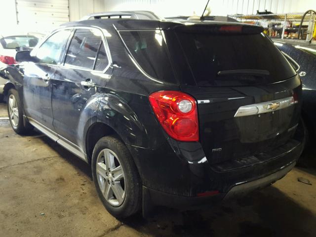 2GNFLHEK4F6228200 - 2015 CHEVROLET EQUINOX LT BLACK photo 3