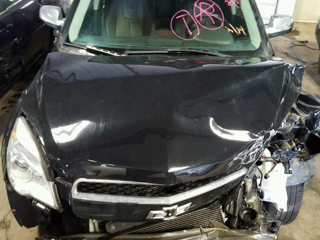 2GNFLHEK4F6228200 - 2015 CHEVROLET EQUINOX LT BLACK photo 7