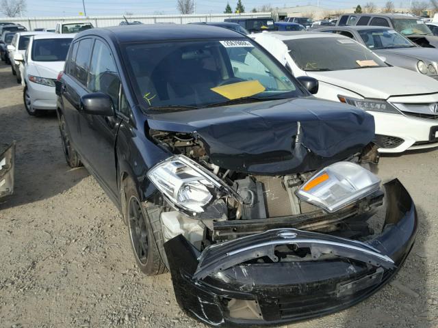 3N1BC1CP6BL407702 - 2011 NISSAN VERSA S BLACK photo 1