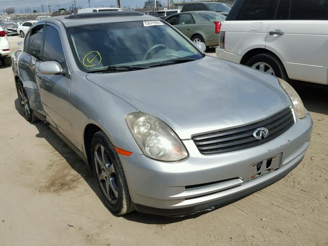 JNKCV51EX3M010598 - 2003 INFINITI G35 SILVER photo 1