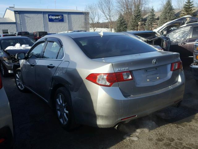 JH4CU266X9C035583 - 2009 ACURA TSX SILVER photo 3