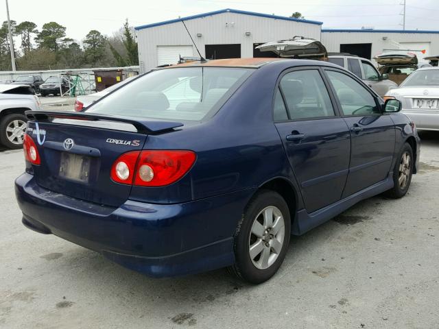 2T1BR32E85C444863 - 2005 TOYOTA COROLLA CE BLUE photo 4