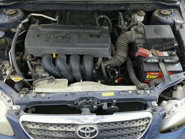 2T1BR32E85C444863 - 2005 TOYOTA COROLLA CE BLUE photo 7