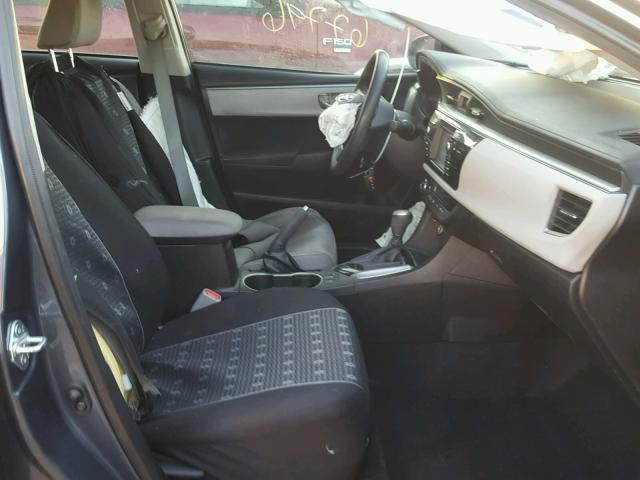5YFBPRHE7EP088230 - 2014 TOYOTA COROLLA EC 灰色 照片 5