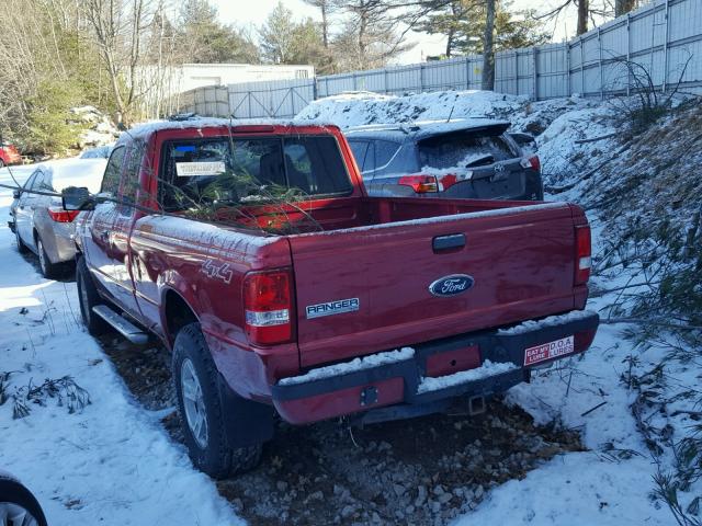 1FTZR45E76PA19217 - 2006 FORD RANGER SUP RED photo 3