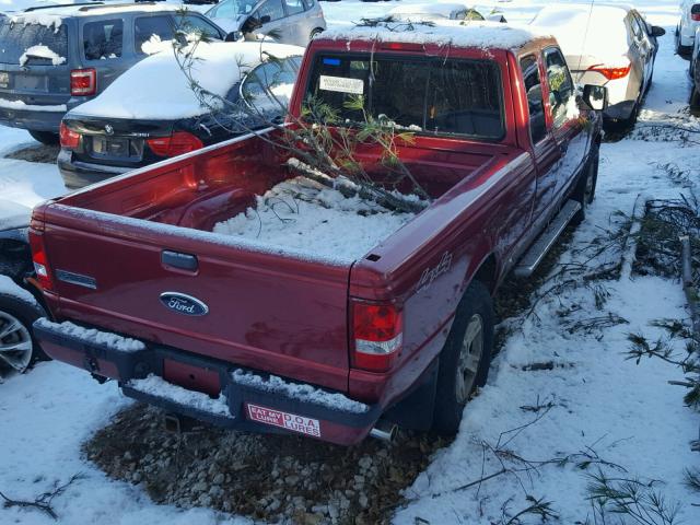 1FTZR45E76PA19217 - 2006 FORD RANGER SUP RED photo 4