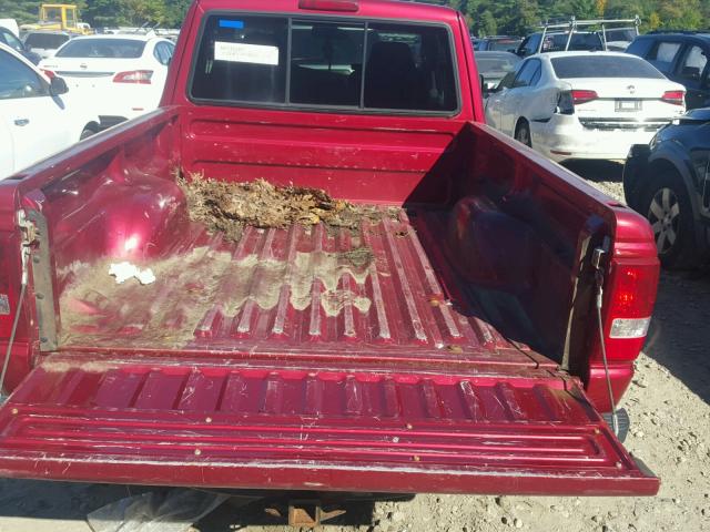 1FTZR45E76PA19217 - 2006 FORD RANGER SUP RED photo 6