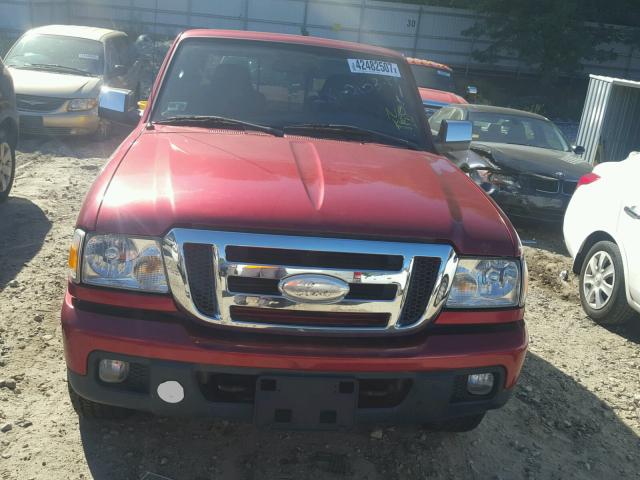 1FTZR45E76PA19217 - 2006 FORD RANGER SUP RED photo 9