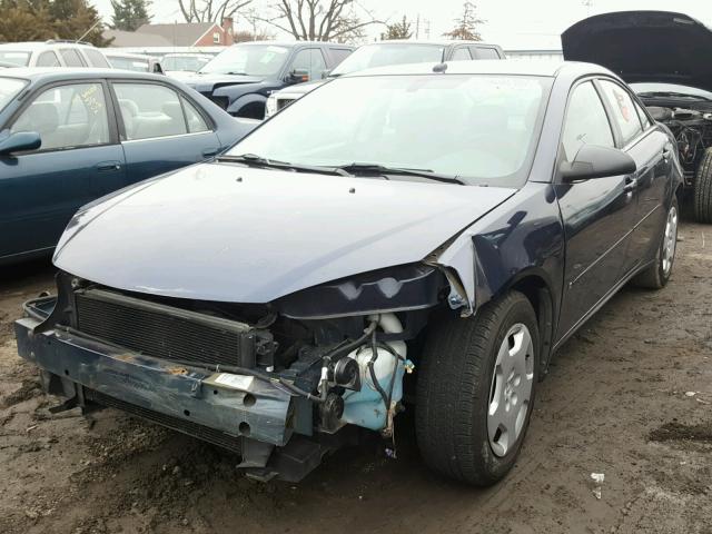 1G2ZF57B884241193 - 2008 PONTIAC G6 VALUE L BLUE photo 2